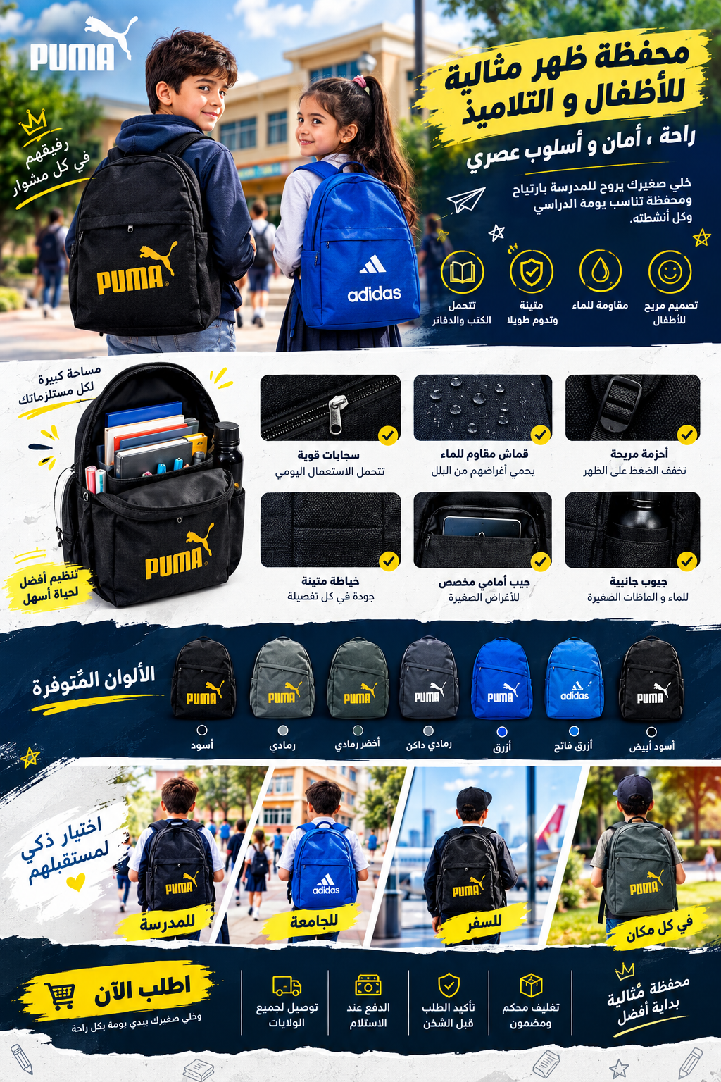 🎒 عام دراسي جديد، محفظة جديدة تليق بيك!